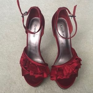 Bebe platform heels